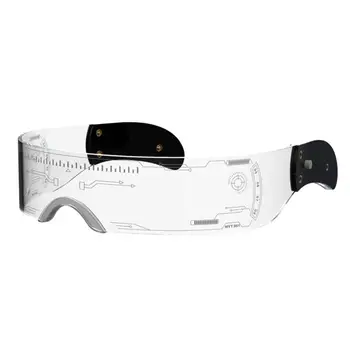 LED Gaismas Brilles Krāsains Tehnoloģiju Kvēlojošs Brilles iedegties Brilles Bārs KTV DJ Dzimšanas dienas svinības un Jaunā Gada Rotājumiem