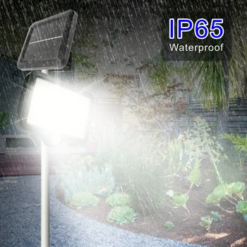 LED Saules Āra Gaismas Kustības Sensors prožektors IP65 Waterproof Dārza Apdare, Garāža, Terase 3 Gaismas Režīmi, Solar Sienas Lampa