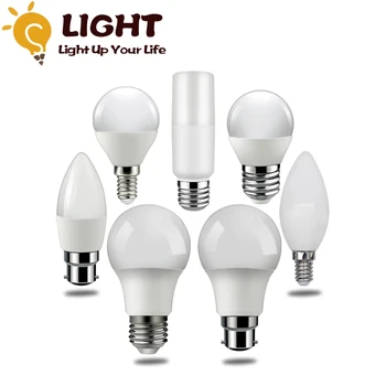 LED Spuldzes E27 E14 5W 7W 9W Lampada LED Gaismas AC 220-240V Bombilla Uzmanības Apgaismojuma Auksti/Silti Balta Lampas, Iekštelpu Apgaismojums