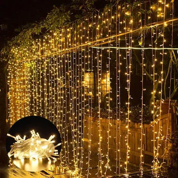LED Zvaigžņotām String Vainags Gaismas Stīgu Ziemassvētku Ziemassvētki Āra Brīvdienu Kāzu svinības, Bērnu Gultas Pasaku Gaismas Mājas Rotājumi