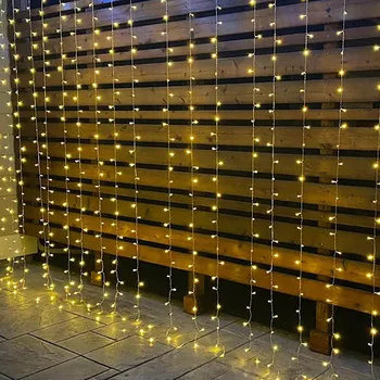LED Zvaigžņotām String Vainags Gaismas Stīgu Ziemassvētku Ziemassvētki Āra Brīvdienu Kāzu svinības, Bērnu Gultas Pasaku Gaismas Mājas Rotājumi
