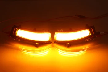 LED Ārējie Atpakaļskata Spoguļi, ņemot vērā Suzuki Swift 2018 2019 2020 Dinamiskāko Sērijveida Pagrieziena Signāla Lampa