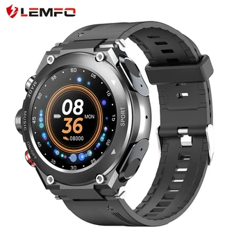 LEMFO T92 Smart Skatīties Vīrieši ir 2021. TWS Bluetooth 5.0 Zvanu Fitnesa Aproci Pielāgot Izsauc Sirds ritma Monitors Sporta Smartwatch