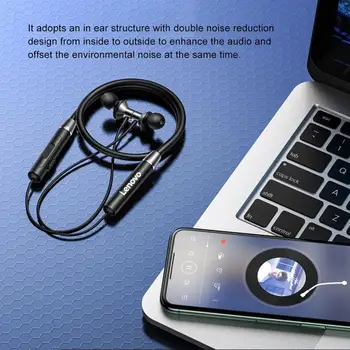 Lenovo He05 Bezvadu Neckband Austiņas Bluetooth 5.0 Stereo Sporta Magnētisko Ipx5 Ūdensizturīgs Austiņas