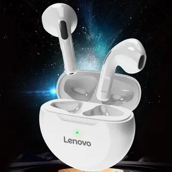 Lenovo LivePods HT38 TWS Bluetooth Austiņas Mini Bezvadu Earbuds Ar Mic IPhone Sporta Ūdensizturīgs 9D Stere Austiņas