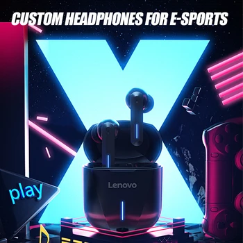 Lenovo XG01 Bezvadu Bluetooth 5.0 Austiņas TWS LED Touch Kontroli Spēļu HiFi Skaņas Iebūvēts Mikrofons Earbuds Ar Lādētāju Gadījumā