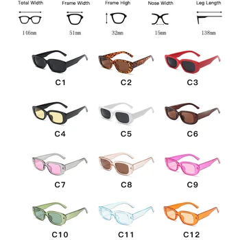 LeonLion Ir 2021. Taisnstūra Glasse Sievietēm Ovāla Vintage, Saulesbrilles Sieviešu/Vīriešu Laukumā Retro Brilles Sievietēm Luksusa Gafas De Sol Hombre