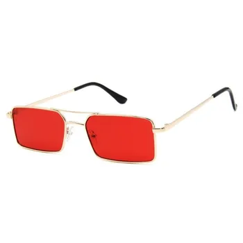 LeonLion Nelielu Kvadrātveida Saulesbrilles Sieviešu Retro Brilles Sievietēm/Vīriešiem Metāla Glāzes par Vīriešiem Vintage Gafas De Sol Para Hombre