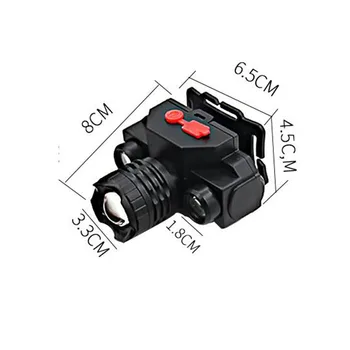 Liela jauda 3 Led XPE COB USB Lukturis zoomable pieres Lukturīti galvas Lampas lāpu nakts gaisma Zvejas Laternu 18650 akumulatoru
