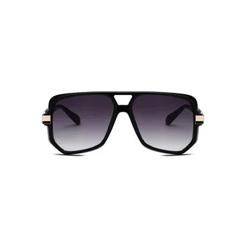 Lielizmēra Vīriešu Modes Saulesbrilles Vintage Dizaineru Zīmolu Vīriešu Saules Brilles Kvadrātveida Rāmis Slīpuma UV400 Toņos