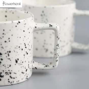 Liels Tintes Dot Keramikas Krūze Kafijas Krūze Tējas Tase Coffeeware Porcelāna Kafijas Tase Brokastu Piena Tasi Ūdens Kauss