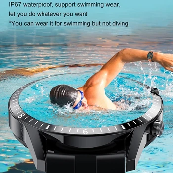 LIGE ir 2021. Jaunu Smart Skatīties Vīrieši ar skārienekrānu Sports Fitness Watch IP68 Ūdensnecaurlaidīga Bluetooth Android, ios smartwatch Vīrieši+kaste
