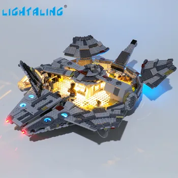 Lightaling Led Light Komplekts 75257 Zvaigžņu karu Jauns Izdevums Tūkstošgades Celtniecības Bloki Savietojami Ar Falcon LJ99022