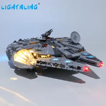 Lightaling Led Light Komplekts 75257 Zvaigžņu karu Jauns Izdevums Tūkstošgades Celtniecības Bloki Savietojami Ar Falcon LJ99022