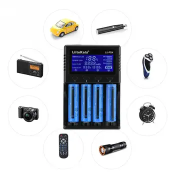 Lii-PD4 18650/26650/21700 Litija Baterijas LCD Lādētāju Lii-PD4 LiFePO4 NiMH / NI-Cd Nimh Lādētājs Universālais Akumulatoru Lādētājs
