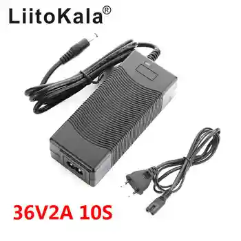 LiitoKala 36V 30AH litija akumulators 36v 30ah bateriju, elektrisko velosipēdu izmantošanu 18650 akumulatora šūnu ar 20A BMS+42V Lādētāju