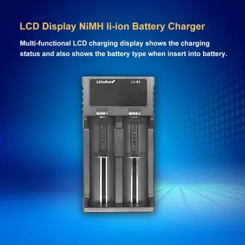 Liitokala Lii-S1 S2 S4 18650 LCD Displejs Lādētāja 26650 21700 4 Nišas, NiMH, li-ion Akumulators Smart Universālais Akumulatoru Lādētājs