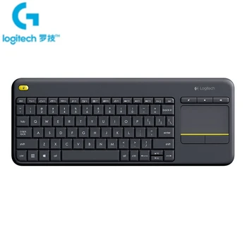 Logitech K400 PLUS Wireless Touch Tastatūra Ar Touchpad 2.4 Ghz Vienojošu Uztvērējs Bezvadu Tastatūra PC, Klēpjdators, Android, Smart TV
