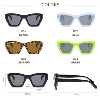 LongKeeper Laukumā Cat Eye Saulesbrilles Dāmām, Vintage Zīmolu Dizainera Melns Leopards, Sieviešu, Saules Brilles Gafas De Sol