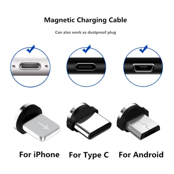 Lovebay 15 Gab Magnētisko Padomi iPhone Samsung Mobilo Telefonu Rezerves Daļas 3 1 Pievienojiet Mikro Pārveidotājs Kabelis, Adapteris, Tips C