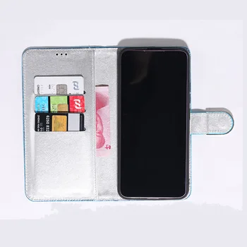 Luksusa Dimanta Mirdzums Flip-Ādas Maks Phone Gadījumā Xiaomi Mi 8 Lite Tālrunis stāvēt funkciju segtu ar kartes slots