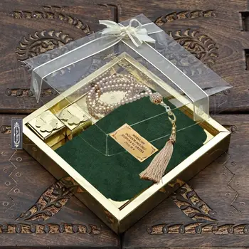 Luksusa Musulmaņu Yasin-i Sharif uzstādīt Islāma Svētā Korāns Rožukroni Dāvanu Yasin-i Sharif Lūgšanu Dievkalpojumu Islāmu Dua turku Musulmaņu Reliģisko