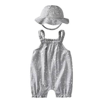 LZH ir 2021. Jaunas Tīras Kokvilnas Jaundzimušā Vasaras Apģērbu Gadījuma Jumpsuit Meitenēm Salds Drukāšanas Zīdainis, Mazulis Romper Cute bērnu Bodysuit