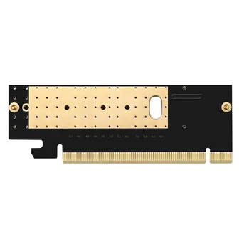 M.2 uz pcie x16 adapteris Karte pci-e, lai m .2 pārvērst adapteris NVMe SSD Adaptera m2 M Taustiņu Saskarne PCI Express 3.0 x4 2230-2280 Izmēra