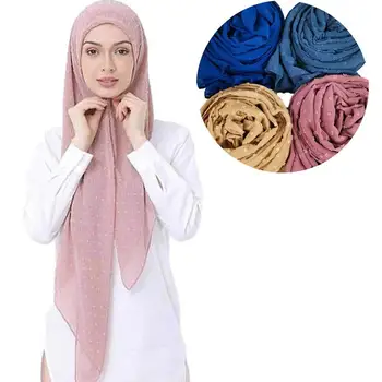 M33 400pcs Augstas kvalitātes jaunu šifons dizains hijab šalle šalle wrap galvu ilgi, sieviešu šalle/lakati 180*75cm varat izvēlēties krāsas
