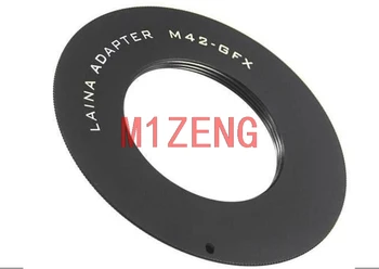 M42-gfx 1mm divējāda lietojuma adapteri m42 gredzenu uz 42mm objektīvs ar fujifilm fuji GFX mount GFX50S GFX50R Vidējā Formāta kameru