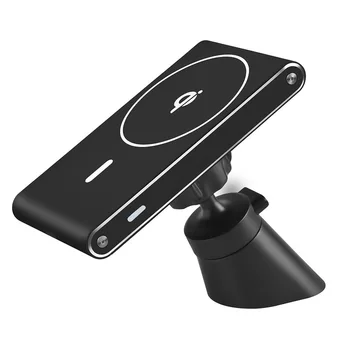 M5 Jaunākās Magnētisko Bezvadu Automašīnas Lādētājs Mount IPhone 12 Pro Max Mini Magsafe 15W Ātrās Uzlādes Tālruņu Bezvadu Lādētāju Turētājs