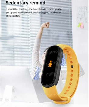 M6 Smart Aproce Skatīties Fitnesa Tracker HeartRate BP Smart Monitor Pulksteņi Valkājamas Ierīces Patēriņa Elektronikas