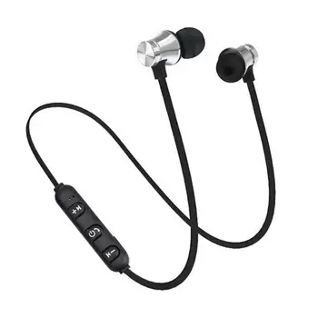 Magnētiskā Bezvadu Bluetooth Austiņas Stereo Sporta Ūdensizturīgs Earbuds Bezvadu in-ear Austiņas ar Mic