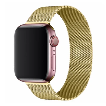 Magnētiskā cilpa par Apple skatīties joslas 44mm 42mm 40mm 38mm nerūsējošā tērauda siksna par apple iwatch skatīties SE 6 5 4 3 2 watchband