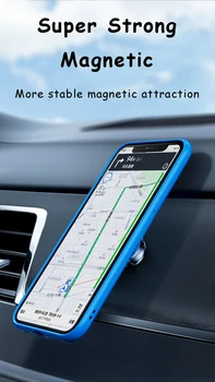 Magnētiskā Tālruņa Turētāju Automašīnas Paneļa Mini Lentes Formas Stends, iPhone, Samsung Xiaomi Metāla Magnētu GPS Auto montējams pie Sienas