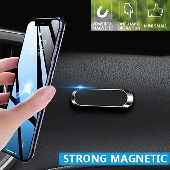 Magnētiskā Tālruņa Turētāju Automašīnas Paneļa Mini Lentes Formas Stends, iPhone, Samsung Xiaomi Metāla Magnētu GPS Auto montējams pie Sienas