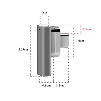 Magnētiskā USB C Adapteris 24 Pins C Tipa Savienotājs PD 100W Ātrās Uzlādes Pārveidotājs iPad MacBook Pro Pāriet Pusē Pievienojiet Jaunu Elkoņa