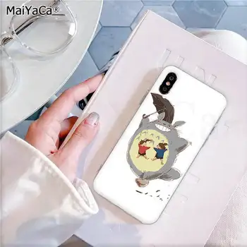 MaiYaCa Multiplikācijas filmu Studija Ghibli Dedzīgs Prom Totoro Tālruņa Vāciņš iphone SE 2020 11 pro XS MAX 8 7 6 6S Plus X 5 5S SE XR gadījumā