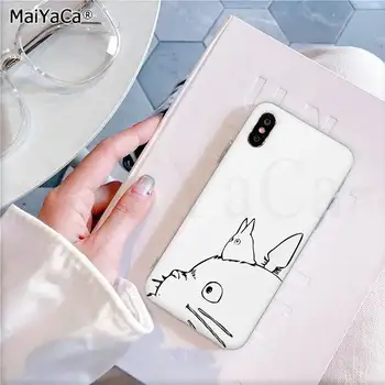 MaiYaCa Multiplikācijas filmu Studija Ghibli Dedzīgs Prom Totoro Tālruņa Vāciņš iphone SE 2020 11 pro XS MAX 8 7 6 6S Plus X 5 5S SE XR gadījumā