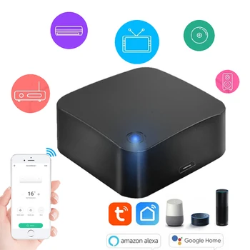 Mazākais Mini WiFi Smart IS Tālvadības pults Smart Home Saderīgs ar Alexa, Google Palīgs, IFTTT, Gudru Dzīvi, TuyaSmart