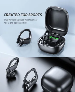 MD03 Bezvadu Bluetooth Austiņu Sporta Ūdensizturīgs Bezvadu Austiņas Touch Kontroli austiņas Tws Earbuds Pārnēsājamās Austiņas