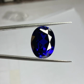 Meisidian 12x10mm Ovālas Formas 5.A Kvalitātes Korundu Akmens Royal Blue Sapphire Cena