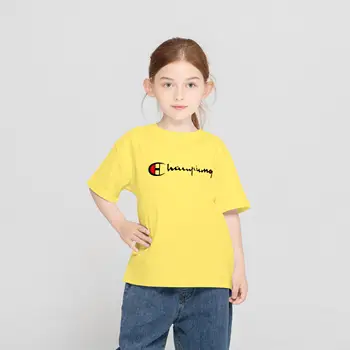 Meitene Apģērbs Bērniem Vasaras Drēbes, T-Krekls, lai Tīņi, Apģērbu apdrukāšana Zēns Topi Sporta apģērbu, Bērnu Apģērbu, sākot No 4 to14 Gadiem