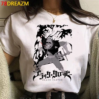 Melns Āboliņš t-krekls, t krekls vīriešu grafikas tees ulzzang harajuku drēbes estētisko