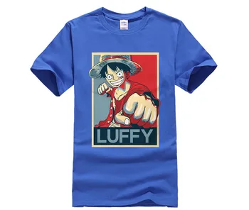 Men's Cool Short-Sleeve T-Shirt Luffy One Piece Men S fashion T-shirt men