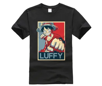 Men's Cool Short-Sleeve T-Shirt Luffy One Piece Men S fashion T-shirt men