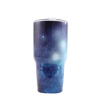 Meyjig Zvaigžņotām Debesīm Termoss Kolbā Nerūsējošā Tērauda Akrobāts Kafijas Piena Tējas Krūze Ūdens Pudele, Termoss Pudele 900ML