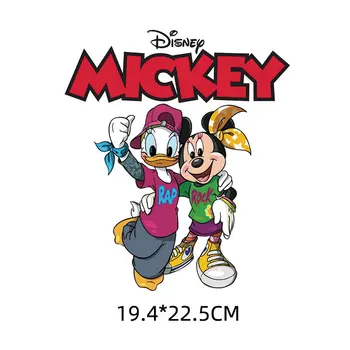Mickey Mouse Ielāpus Apģērbu Siltuma Uzlīmes, T-Kreklu, Gludekli Ielāpus Drēbes Zēniem un Meitenēm Kawaii Pasūtījuma