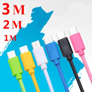 Mikro USB Kabeli 2.4 Ātru Datu Sinhronizācijas, Uzlādes Kabelis Samsung, Huawei Xiaomi LG Andriod Microusb Mobilais Tālrunis, Kabeļu