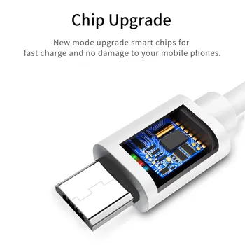 Mikro USB Kabeli 2.4 Ātrās Uzlādes Lādētājs, Microusb Kabelis Samsung Xiaomi Android Mobilā Telefona strāvas Vads 3m